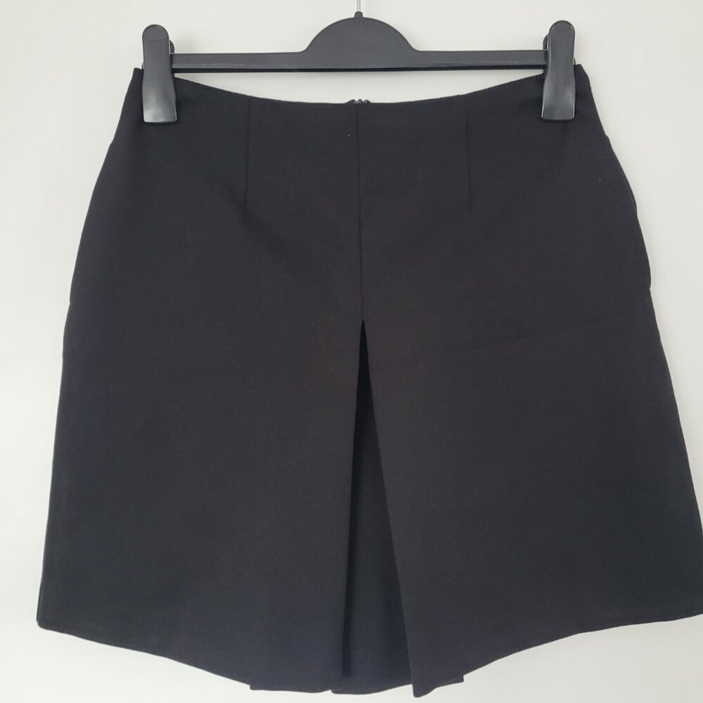 Black office-style Skort